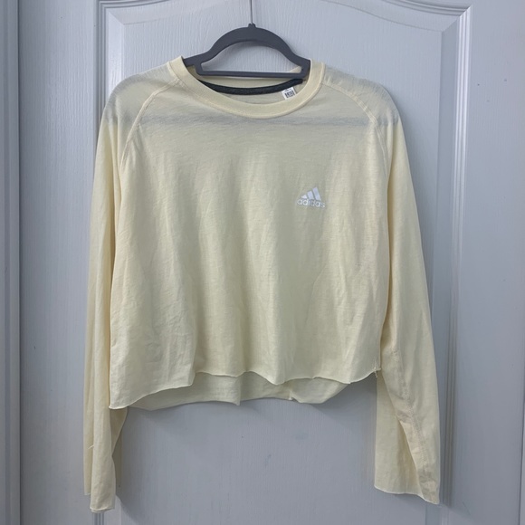 Adidas long sleeved yellow shirt - Picture 3 of 3